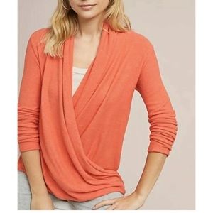 Anthropologie Pure + Good Cozy Wrap Sweater